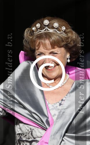 Amsterdam, 29 April 2013
Vertrek Kon. familie vanuit Paleis op de Dam naar het diner in het Rijksmuseum

Foto Peter Smulders BV
