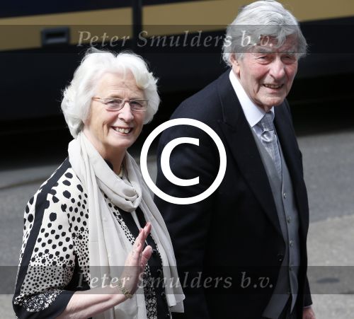 Amsterdam, 30 april 2013
Inhuldiging Koning Willem Alexander en Koningin Maxima
Ruud Lubbers met zijn vrouw Ria Lubbers