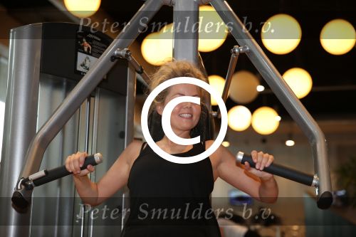 Amsterdam, 21 Mei 2013
Sita Vermeulen samen met Oswin Beingsick in de sportschool.
Foto Peter Smulders BV
