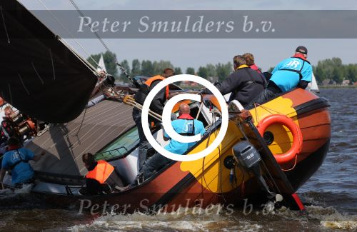 Heeg 8 Juni 2013 Heegermeer, Wedstrijd Skutsjezeilen
Foto Peter  Smulders BV