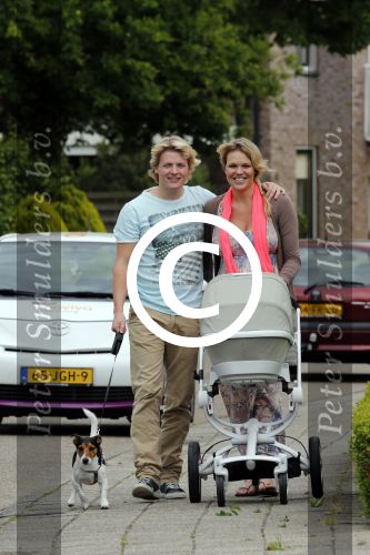 Losser 12 juni 2013
Thomas Berge en Myrthe Mylius met hun pas geboren zoontje Jack.
Peter Smulders bv