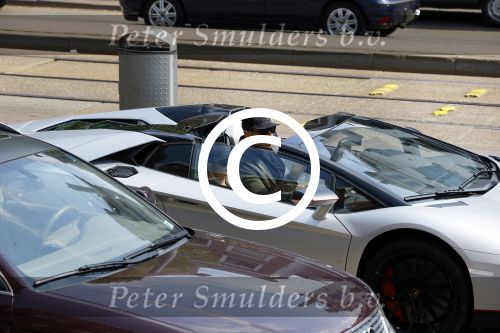 Amsterdam 27 mei 2015  
Afrojack met (een) vriendin in zijn Lambirghini Aventador op de pc hooftstraat en daarna op andere plekken in zuid. Ze zijn gaan shoppen in Louis Vuitton