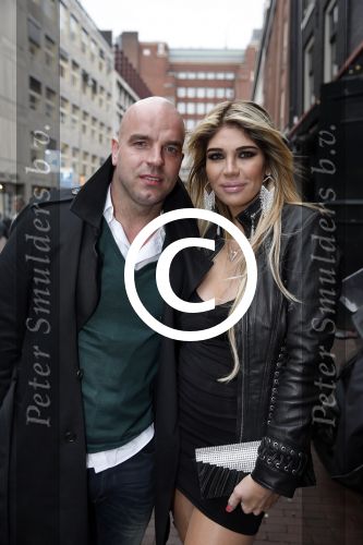Amsterdam 11 april 2013
Playmate van het jaar verkiezimg van playboy. Andy v d Meijde met vrouw
Melisa v d Meijde