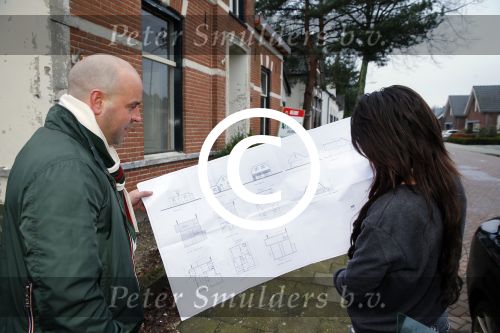 Apeldoorn 19 januari 2015
Melisa v d Meijde en Andy  v d Meijde in haar salon en bij hun nieuwe huis. Melisa heeft voortaan de sizero van tamara Elbaz.