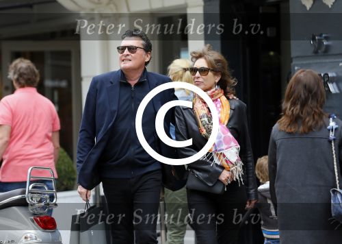 Amsterdam 12 mei 2015 
Barry Hay met goede vriendin Patricia Steur op de pc hooftstraat