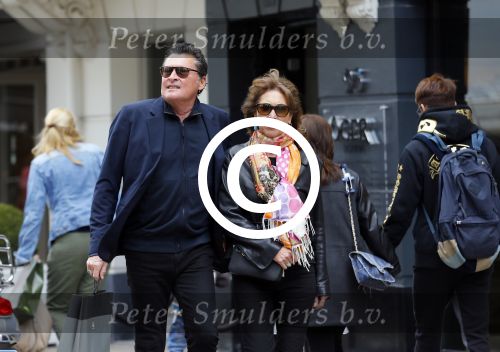 Amsterdam 12 mei 2015 
Barry Hay met goede vriendin Patricia Steur op de pc hooftstraat