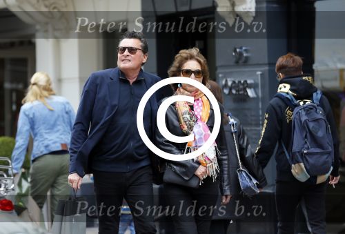 Amsterdam 12 mei 2015 
Barry Hay met goede vriendin Patricia Steur op de pc hooftstraat