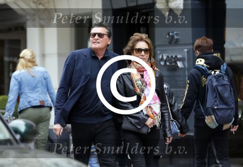 Amsterdam 12 mei 2015 
Barry Hay met goede vriendin Patricia Steur op de pc hooftstraat