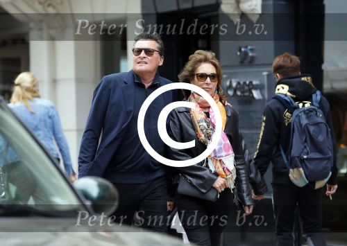 Amsterdam 12 mei 2015 
Barry Hay met goede vriendin Patricia Steur op de pc hooftstraat