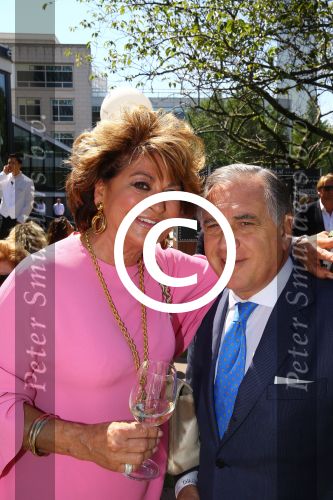Amsterdam, 4 Juni 2015
Party van Talkies Magazine op het terras van het Hilton Hotel op de Apollolaan.
Christine Kroonenburg & Roberto Payer