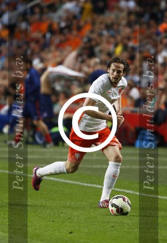 Amsterdam, 5 Juni 2015
Vriendschappelijke interland Nederland-USA, eindstand 3-4
Daley Blind