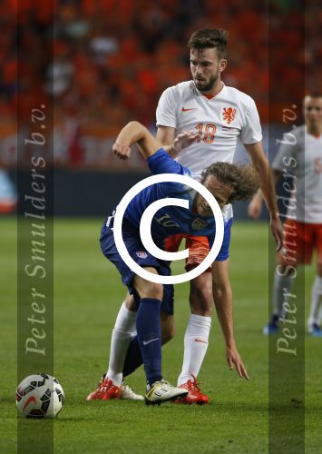 Amsterdam, 5 Juni 2015 
Vriendschappelijke interland Nederland-USA, Eindstand 3-4
Davy Propper