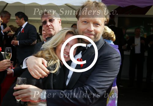 Amsterdam 30 mei 2015
Het 23e damdiner vindt weer plaats bij de HMH Heineken Music Hall.
Ebe v Riesen met zijn vrouw Jorica Coppen (vriendin van Martijn Krabbe)