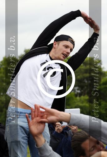 Arnhem 31 mei 2015
Voetbalclinic Klaas jan Huntelaar foundation op Papendal. Ook Enzo Knol en zijn vriendin Dee v d Zeeuw waren ook aanwezig.