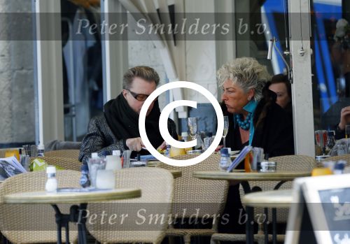 Amsterdam 19 mei 2015 
Eric Beekes op terras.