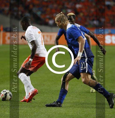 Amsterdam, 5 Juni 2015 
Vriendschappelijke interland Nederland-USA, Eindstand 3-4
Georginio Wijnaldum