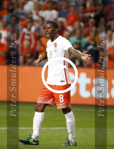 Amsterdam, 5 Juni 2015 
Vriendschappelijke interland Nederland-USA, Eindstand 3-4
Georginio Wijnaldum