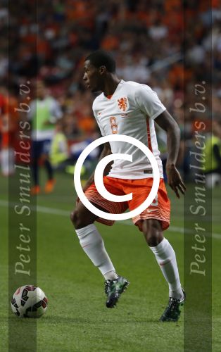 Amsterdam, 5 Juni 2015 
Vriendschappelijke interland Nederland-USA, Eindstand 3-4
Georginio Wijnaldum