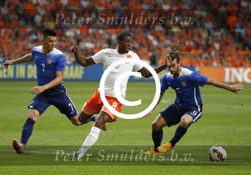 Amsterdam, 5 Juni 2015 
Vriendschappelijke interland Nederland-USA, Eindstand 3-4
Georginio Wijnaldum