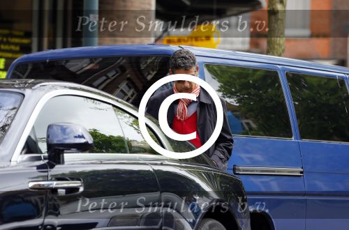 Amsterdam 9 mei 2015
Gerard Spong met zijn hondje en zijn Rolls Royce.