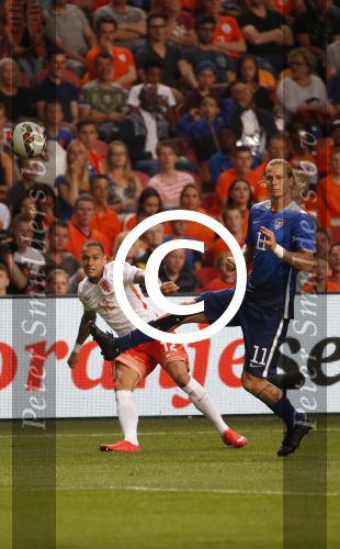 Amsterdam, 5 Juni 2015 
Vriendschappelijke interland Nederland-USA, Eindstand 3-4
Gregory v d Wiel
