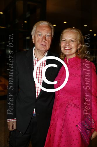 Amsterdam 17 maart 2014
40 jaar Sheila de Vries in het okura hotel. Henk v d Meijden met vrouw Monica  v d Meijden