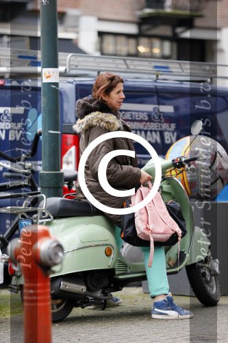 Amsterdam 19 november 2015
Isa Hoes op de scooter