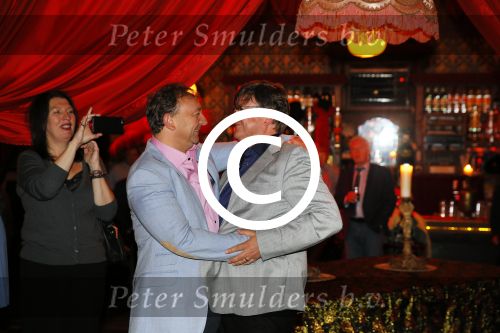Amsterdam 11 mei 2015 
Jon v Eerd en zijn partner Ton vieren hun 30 jarig huwelijk met een feest met vele collega\'s