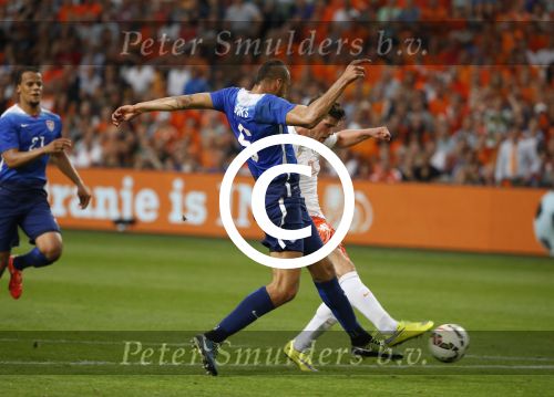 Amsterdam, 5 Juni 2015 
Vriendschappelijke interland Nederland-USA, Eindstand 3-4
Klaas Jan Huntelaar
