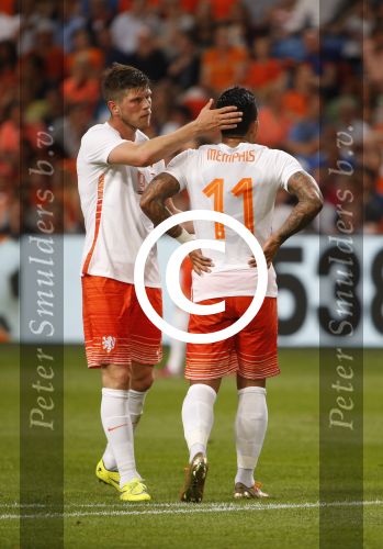 Amsterdam, 5 Juni 2015 
Vriendschappelijke interland Nederland-USA, Eindstand 3-4
Klaas Jan Huntelaar
