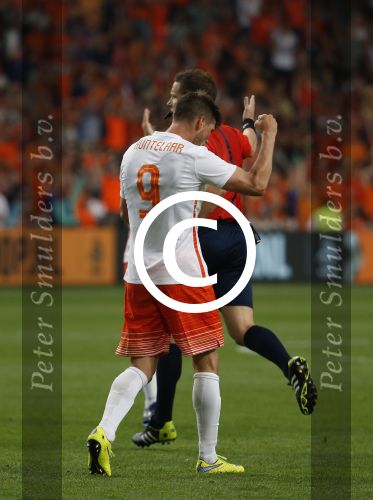 Amsterdam, 5 Juni 2015 
Vriendschappelijke interland Nederland-USA, Eindstand 3-4
Klaas Jan Huntelaar