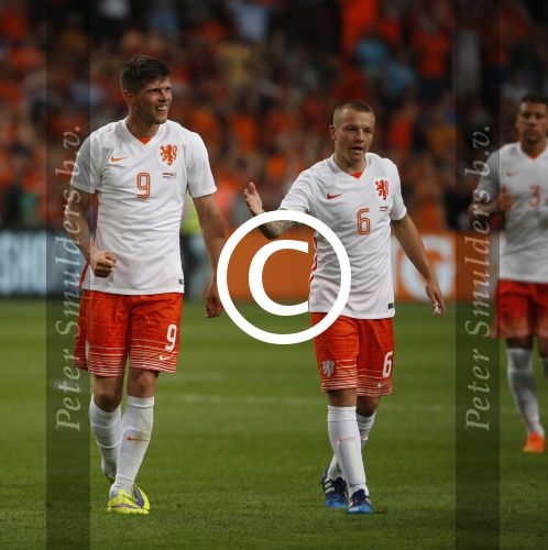 Amsterdam, 5 Juni 2015 
Vriendschappelijke interland Nederland-USA, Eindstand 3-4
Klaas Jan Huntelaar