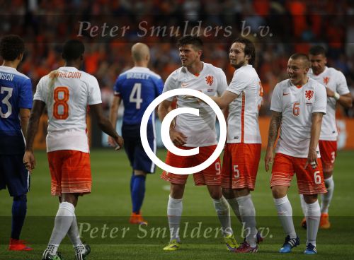 Amsterdam, 5 Juni 2015 
Vriendschappelijke interland Nederland-USA, Eindstand 3-4
Klaas Jan Huntelaar