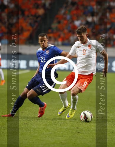 Amsterdam, 5 Juni 2015 
Vriendschappelijke interland Nederland-USA, Eindstand 3-4
Klaas Jan Huntelaar