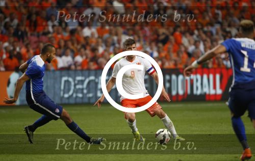 Amsterdam, 5 Juni 2015 
Vriendschappelijke interland Nederland-USA, Eindstand 3-4
Klaas Jan Huntelaar