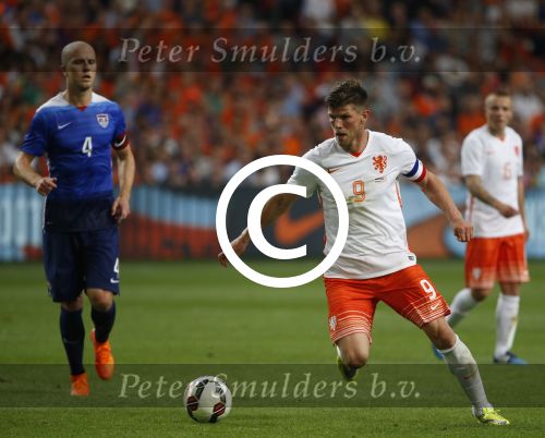 Amsterdam, 5 Juni 2015 
Vriendschappelijke interland Nederland-USA, Eindstand 3-4
Klaas Jan Huntelaar