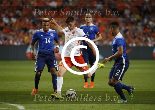 Amsterdam, 5 Juni 2015 
Vriendschappelijke interland Nederland-USA, Eindstand 3-4
Klaas Jan Huntelaar