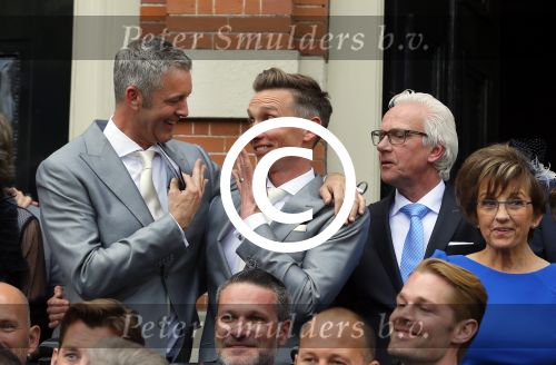 Amsterdam 1 mei 2015
Koos v Plateringen en Ton Keunen trouwen in huis Bartalotti. Ook de 2 zoons van Ton zijn aanwezig.