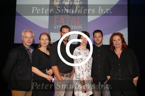 Amsterdam 11 mei 2015     
Presentaie castleden van de nieuwe stukken van Dommelgraaf en Cornelisse productions in de Meervaart.
Louis v Beek Sytske v d Ster Matteo v d Grijn Paula Bangels Kevin Hassing Marian Mudder 
Fatal Attraction Production