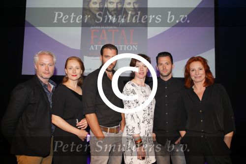 Amsterdam 11 mei 2015     
Presentaie castleden van de nieuwe stukken van Dommelgraaf en Cornelisse productions in de Meervaart.
Louis v Beek Sytske v d Ster Matteo v d Grijn Paula Bangels Kevin Hassing Marian Mudder 
Fatal Attraction Production