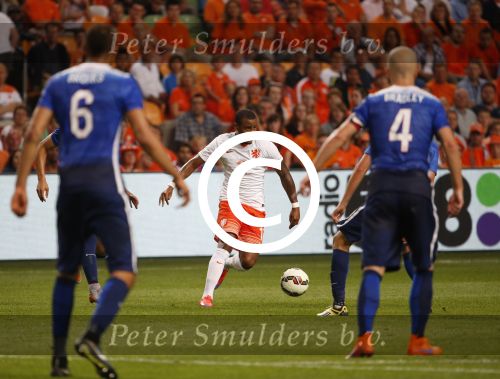 Amsterdam, 5 Juni 2015 
Vriendschappelijke interland Nederland-USA, Eindstand 3-4
Luciano Narsingh