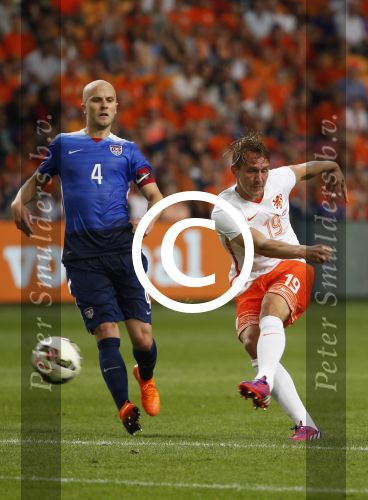 Amsterdam, 5 Juni 2015 
Vriendschappelijke interland Nederland-USA, Eindstand 3-4
Luuk de Jong