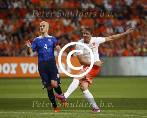 Amsterdam, 5 Juni 2015 
Vriendschappelijke interland Nederland-USA, Eindstand 3-4
Luuk de Jong