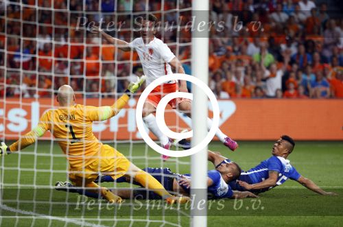 Amsterdam, 5 Juni 2015 
Vriendschappelijke interland Nederland-USA, Eindstand 3-4
Luuk de Jong