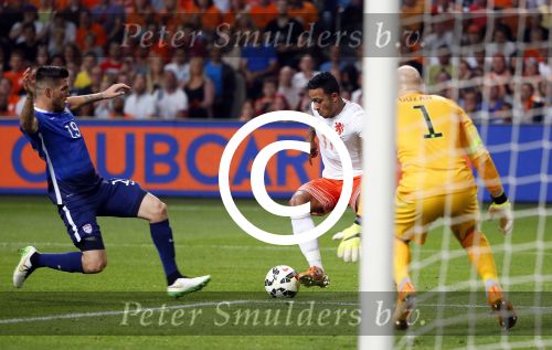 Amsterdam, 5 Juni 2015
Vriendschappelijke interland Nederland-USA, eindstand 3-4
Memphis Depay