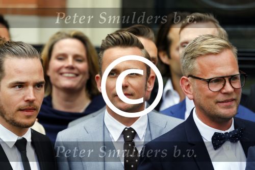 Amsterdam 1 mei 2015
Koos v Plateringen en Ton Keunen trouwen in huis Bartalotti. Ook de 2 zoons van Ton zijn aanwezig. Patrick Martens