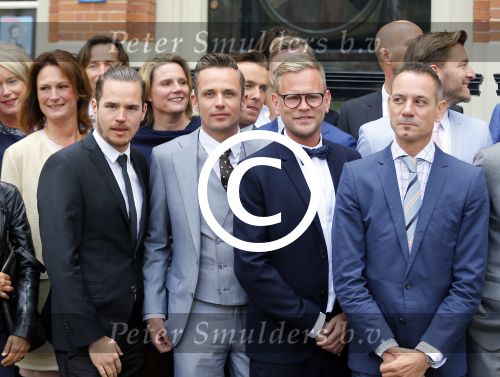 Amsterdam 1 mei 2015
Koos v Plateringen en Ton Keunen trouwen in huis Bartalotti. Ook de 2 zoons van Ton zijn aanwezig. Patrick Martens