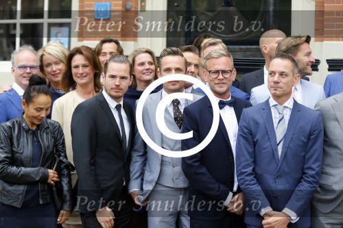 Amsterdam 1 mei 2015
Koos v Plateringen en Ton Keunen trouwen in huis Bartalotti. Ook de 2 zoons van Ton zijn aanwezig. Patrick Martens