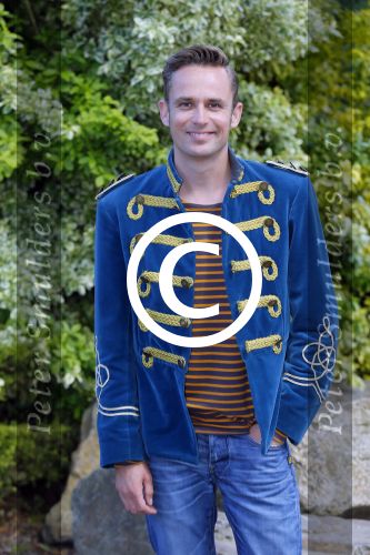 Alphen aan de Rijn 7 mei 2015
Patrick Martens (Koen),Aad van Toor (Adriaan), Bas van Toor (Bassie) en Janouk Kelderman (Keet) tijdens de opnamedag van de nieuwe speelfilm Keet & Koen en de speurtocht naar Bassie & Adriaan .