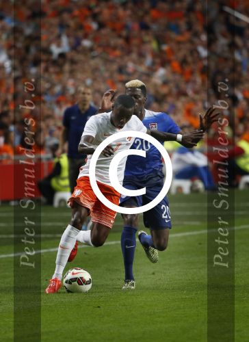 Amsterdam, 5 Juni 2015
Vriendschappelijke interland Nederland-USA, eindstand 3-4
Quincy Promes